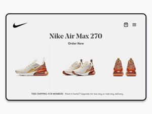 Nike Launch Landing Page for Sketch