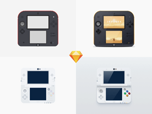 Nintendo 2DS & 3DS made in Sketch