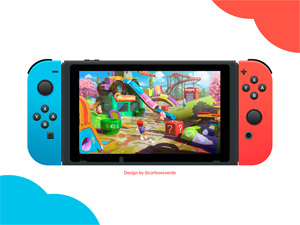Nintendo Switch made in Figma
