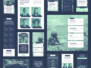 Non-Profit UI Kit Components for Adobe XD