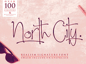 North City Signature Font