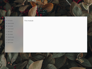 Fluent Design Window Template – Free PSD