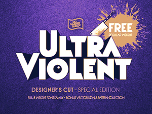 NWB Ultraviolent Font – Type Family