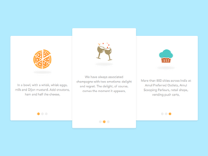 Onboarding Food And Drinks App – Free Sketch