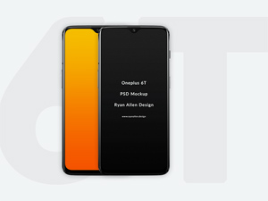 OnePlus 6T Mockup – Free PSD