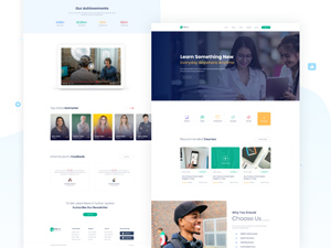 Online Courses Xd Template