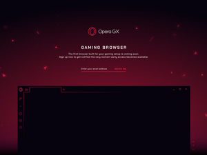 Opera GX Landing Page