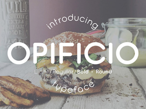 Opificio Free Geometric Font Sample