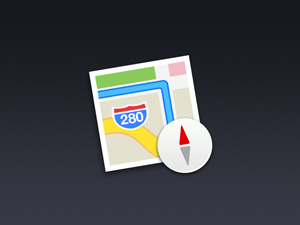 OS X Maps Icon – Free Resource