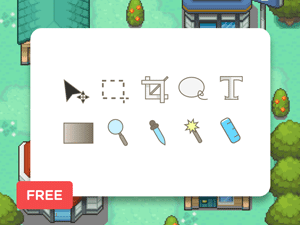 Paint Tool Icon Set 02 – Sketch Freebie