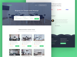 Panggon – Meeting Room Booking Website Template