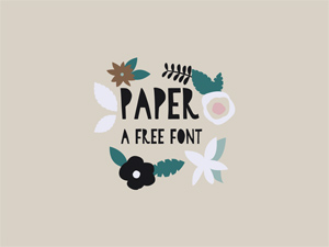 Paper – Free Paper Cut Font