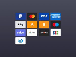 Payment Card Icons by Paul Diaz
