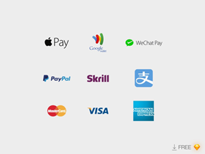 Payment Companies Logos – Sketch Freebie
