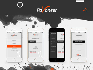 Payoneer App Concept PSD
