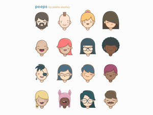 Peeps – Character Illustrations Pack