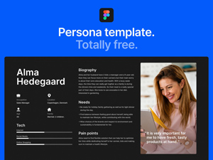 Persona Template for Figma