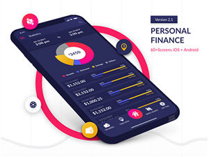 Adobe XD UI – Personal Finance
