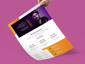Personal Resume Template by Pedro Pereira