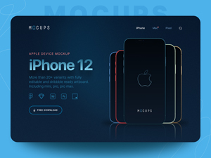 Sketch iPhone 12 Mockups