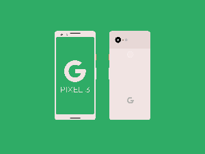 Google Pixel 3 Mockup Illustrator