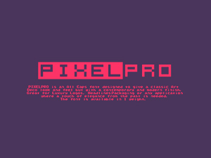 Pixel Pro – Free VIP Font