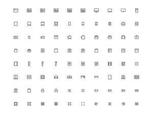 Pixelvicon Icon Set – PSD Freebie
