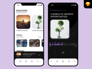 Podcast App UI Concept by Shahen Algoo
