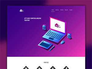 Portfolio Design Templates PSD