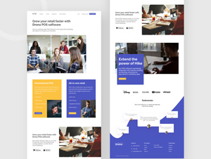 POS Management Website Template