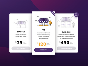 Pricing Page UI Design by Diboune Juba