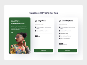 Pricing Table UI Component
