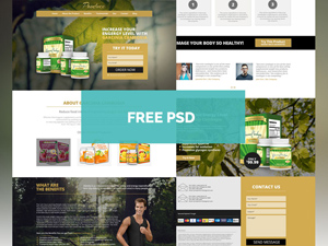 Produce Theme Product Landing Page by Jenn Pereira