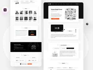 Product Design Course Website Template