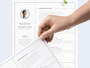 Professional Resume For Adobe XD