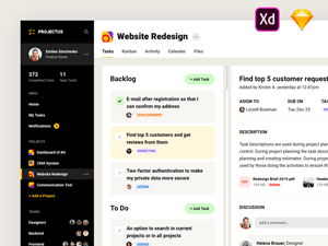 Project Management Web App Concept