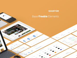 Quantum UI Kit Base Elements by Spline One