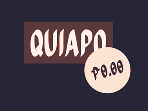 Quiapo Font — Brush Typeface