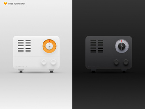 Radio Sketch Illustrations