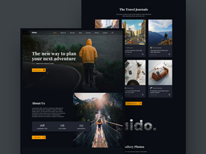 Travel Website Template – Raido