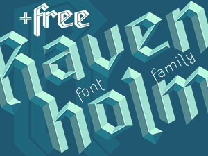 Ravenholm Font Family – Modern Gothic Typeface