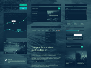Reading UI Kit: Free PSD