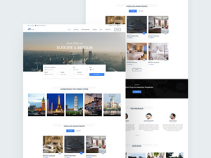 Real Estate Website Template – HomeEstate