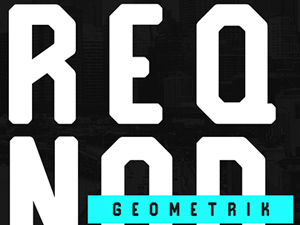 Reqnad Geometrik Typeface