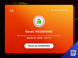 Reset Password UI – Free Resource