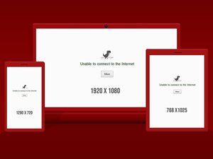 Responsive Web Browser Mockup PSD