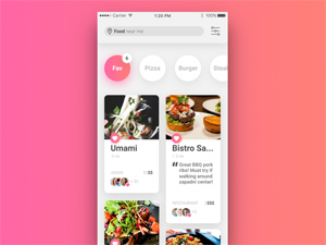 Restaurant List UI – Figma Freebie