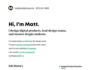 Resume Template for Figma