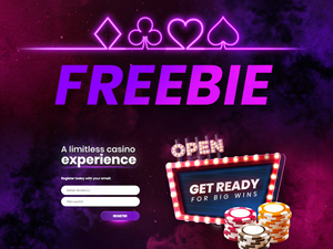 Retro Casino Website Template: Free PSD