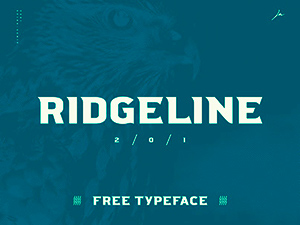 Ridgeline 201 Font – Display Typeface